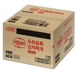 비비고 두부듬뿍 김치찌개, 460g, 18개