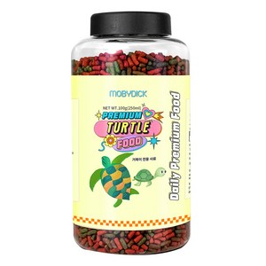 모비딕 프리미엄 터틀푸드 사료, 100g, 1개