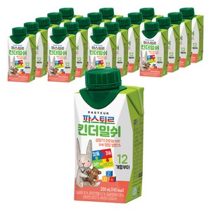 파스퇴르 킨더밀쉬 200ml, 20개