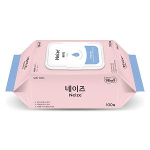 네이즈 베이직 물티슈 캡형, 1세트, 100매, 40g