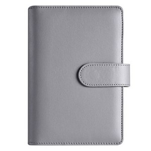 마다꾸미 현금 챌린지 다이어리 A6 바인더 6공, 그레이, 1개