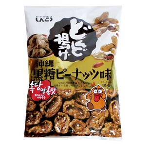 신코 돈도아게 오키나와 흑당 땅콩맛, 76g, 1개