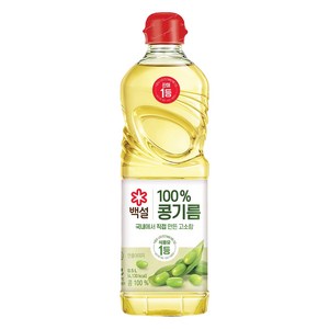 백설 콩기름, 500ml, 1개