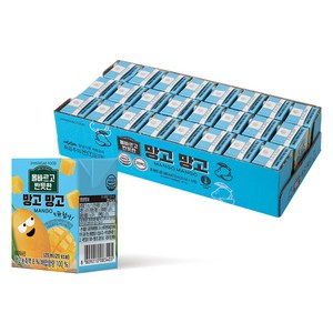 신세계푸드 올바르고 반듯한 망고망고주스, 24개, 120ml