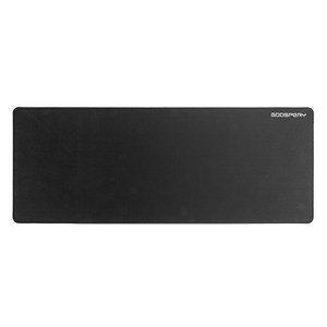 구스페리 게이밍 마우스 패드 대형 800 x 300 x 3 mm, 블랙, 1개