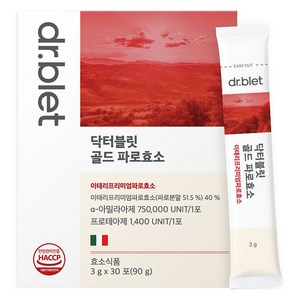 닥터블릿 골드 파로 효소 30p, 1개, 30회분, 90g