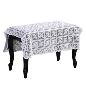 탑피아 간편한 피아노 덮개 single stool towel 60 x 60 cm, 샤이닝 작은 꽃, 1개