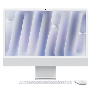 Apple 2024 아이맥 24 M4, 실버, M4 10코어, 10코어 GPU, 16GB, 512GB