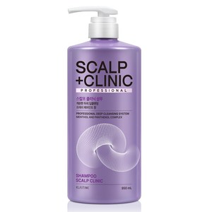 엘라스틴 스칼프 클리닉 두피 딥클렌징 약산성 샴푸 프레쉬 페퍼민트 향, 1개, 950ml