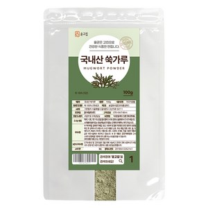 윤고집 쑥가루, 100g, 1개