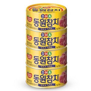 동원 DHA 참치, 150g, 4개