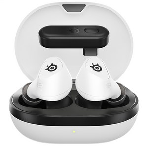 스틸시리즈 무선 게이밍 블루투스 이어폰, Arctis Gamebuds, 화이트