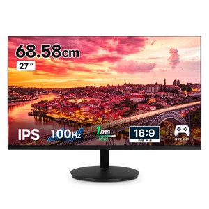 어드밴스원 FHD 100HZ 보더리스 게이밍 모니터, 68.58cm, MTR27F100(무결점)