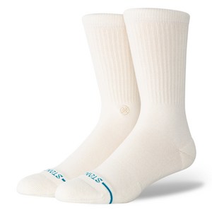 스탠스 아이콘 오가닉 크루 양말 A556D24ICO