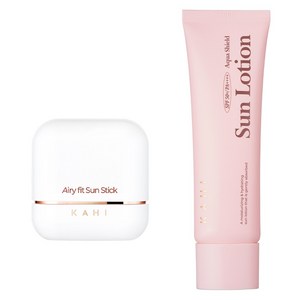 가히 에어리핏 선스틱 14g + 가히 아쿠아 쉴드 선로션 SPF50+ PA++++ 50ml 세트, 1개