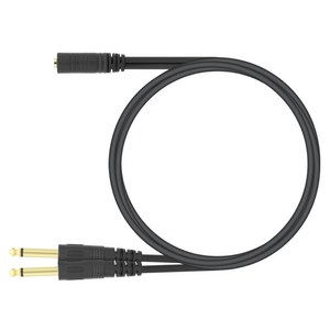 Coms 모노 분배 Y 케이블 AUX 3.5mm F to 6.35mm M x2 NA982, 선택없음