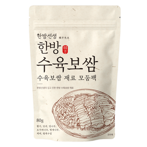 한방선생 수육 보쌈 재료 티백, 80g, 1개