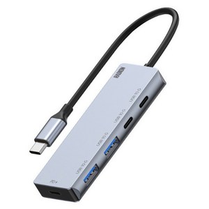 라디온 USB-C타입 5포트 3.2 GEN2 10G PD 100W 멀티 허브, 1개