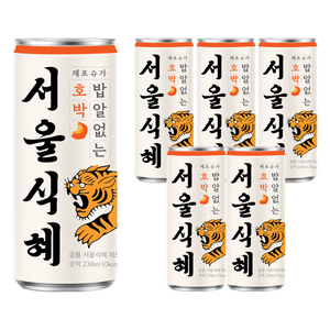 클룹 서울식혜 제로 호박, 6개, 238ml