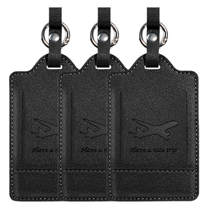 벨리안 튼튼한 여행용 캐리어 골프백 가죽 네임택 3p