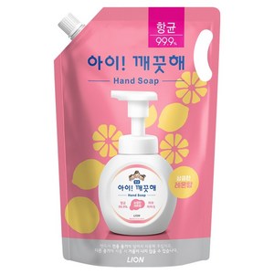 아이깨끗해 항균 폼 핸드솝 레몬향 리필, 1.8L, 1개
