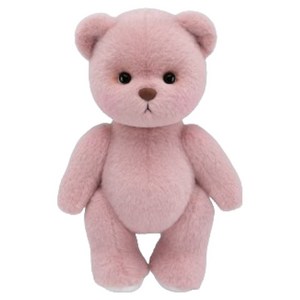 테디테일즈 레나베어 단모 인형 S + 쇼핑백, 딥핑크, 1개, 20cm