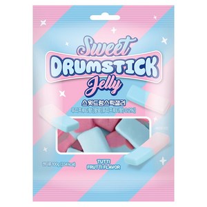 스윗드럼스틱젤리 뚜띠프루티향, 100g, 1개