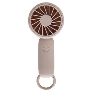부이 컬러 미니 BLDC 키링형 저소음 경량 핸디팬 77g, B4HF-10M, SANDPINK