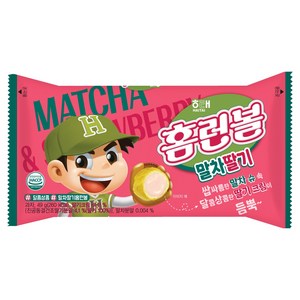 해태제과 홈런볼 말차딸기, 1개, 49g