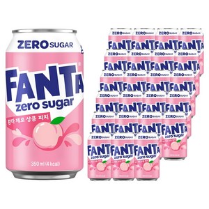환타 제로 상큼 피치, 24개, 350ml