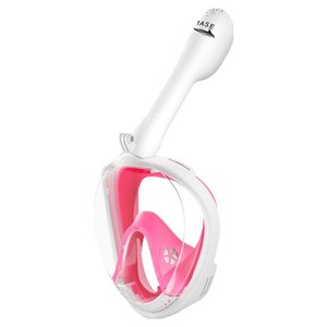 메이스 김서림방지 풀페이스 스노쿨링 마스크, 핑크