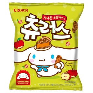 크라운 츄러스 시나몬 애플파이맛, 84g, 1개