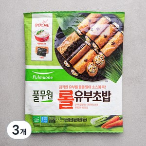 풀무원 롤유부초밥, 280g, 3개