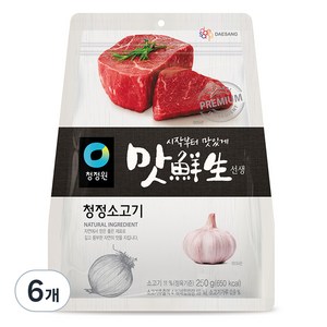 청맛선생 청정소고기 조미료, 250g, 6개