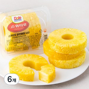 돌 스위티오 파인애플, 540g, 6개