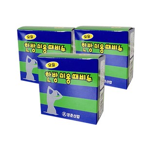 정준산업 요술 한방 미용 때비누, 100g, 3개