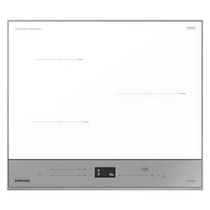삼성전자 비스포크 인덕션 3구, NZ63D650BXE(화이트 + 글램 그레이), 빌트인