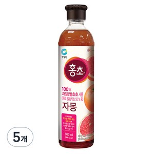 홍초 자몽 음용식초, 900ml, 5개