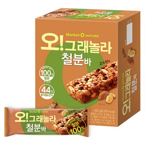 오 그래놀라 철분바 12p, 420g, 1개