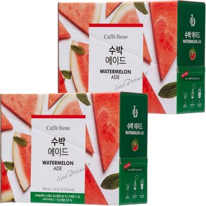 카페베네 수박에이드, 190ml, 20개