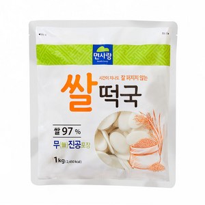 면사랑 쌀떡국떡, 1kg, 1개