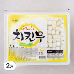 싱그람 아삭아삭 치킨무, 3kg, 2개