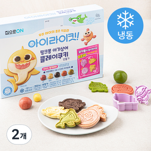 집으로온 핑크퐁 아기상어 클레이쿠키 만들기 (냉동), 250g, 2개