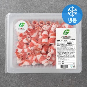 미트엔조이 미국산 우삼겹 바로구이 (냉동), 600g, 1개