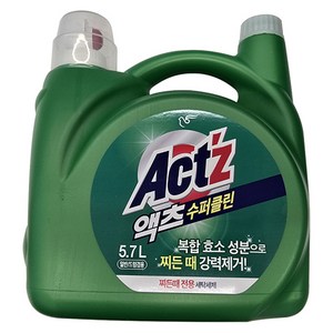 액츠 수퍼클린 액상세제 본품, 5.7L, 1개