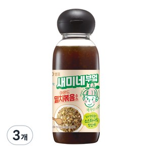 새미네부엌 아몬드 멸치볶음소스, 3개, 300ml