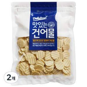 해맑은푸드 꼬마 튀김쥐포, 800g, 2개