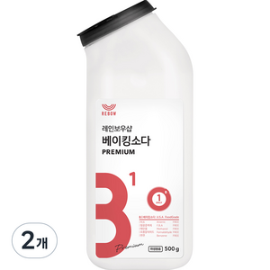 레인보우샵 베이킹소다 프리미엄 톡톡이, 500g, 2개