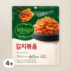 비비고 김치볶음, 150g, 4개