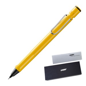 LAMY 사파리 샤프 옐로우 + 하드케이스 + 리플렛, 1개, 0.5mm